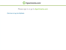 Tablet Screenshot of mymedia.apartments.com