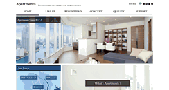 Desktop Screenshot of apartments.jp