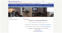 Desktop Screenshot of apartments.cz